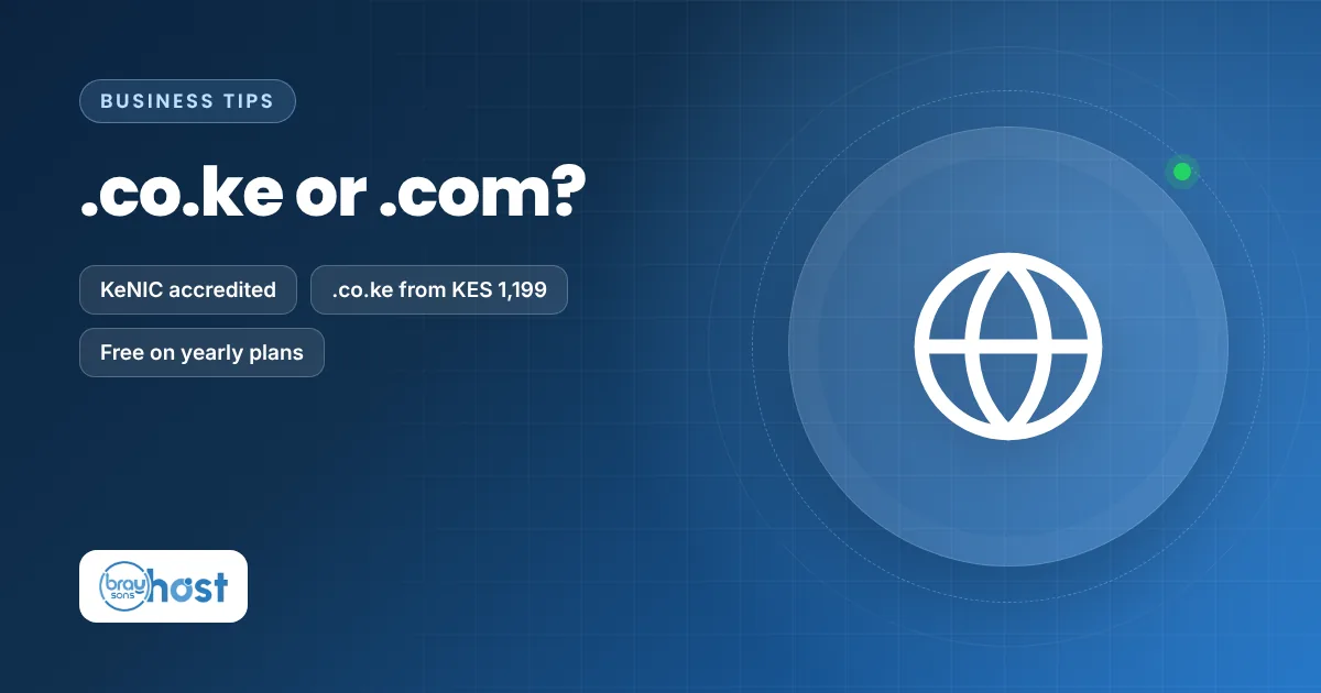 .co.ke or .com? — Business Tips